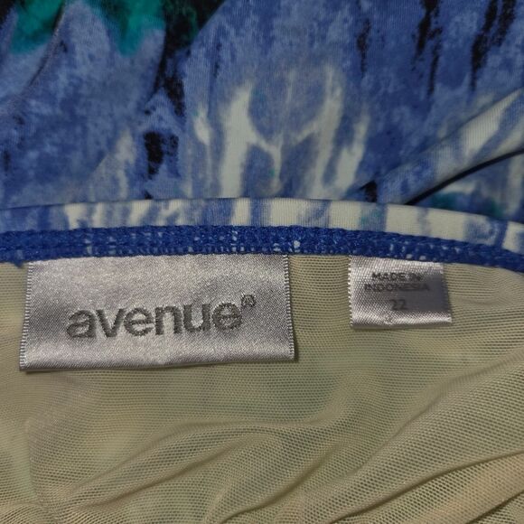 Avenue Tie Dye Tankini Swim Top Size 22 Swimsuit - Picture 5 of 6